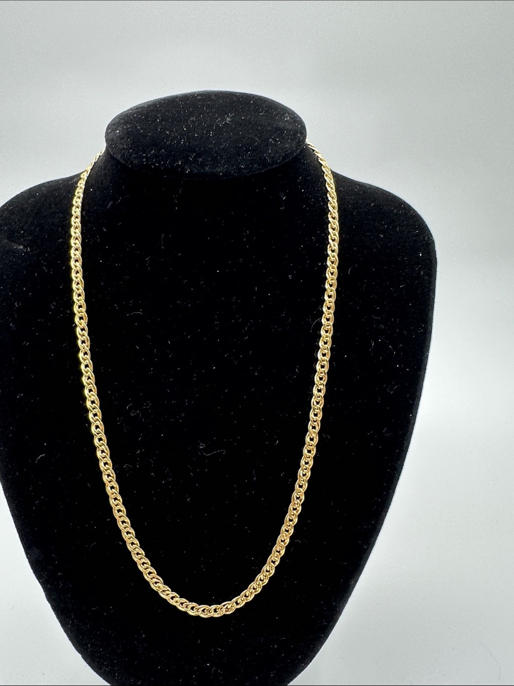 16” 3.5mm 10k Solid Gold Double Cuban Necklace